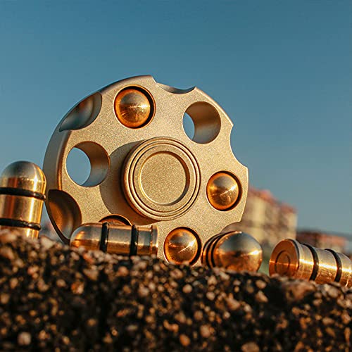 Cool Alloy Fidget Spinner Metal Toy For Kids Adults, Fidget Cube Chain Toys Small Sensory Gadget Finger Hand Spinner Focus Desk