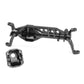 KYX Racing Metal AR45P Front Portal Axle Housing Axle Shell with Housing Output Upgrades Parts Accessories for 1/10 RC Crawler A