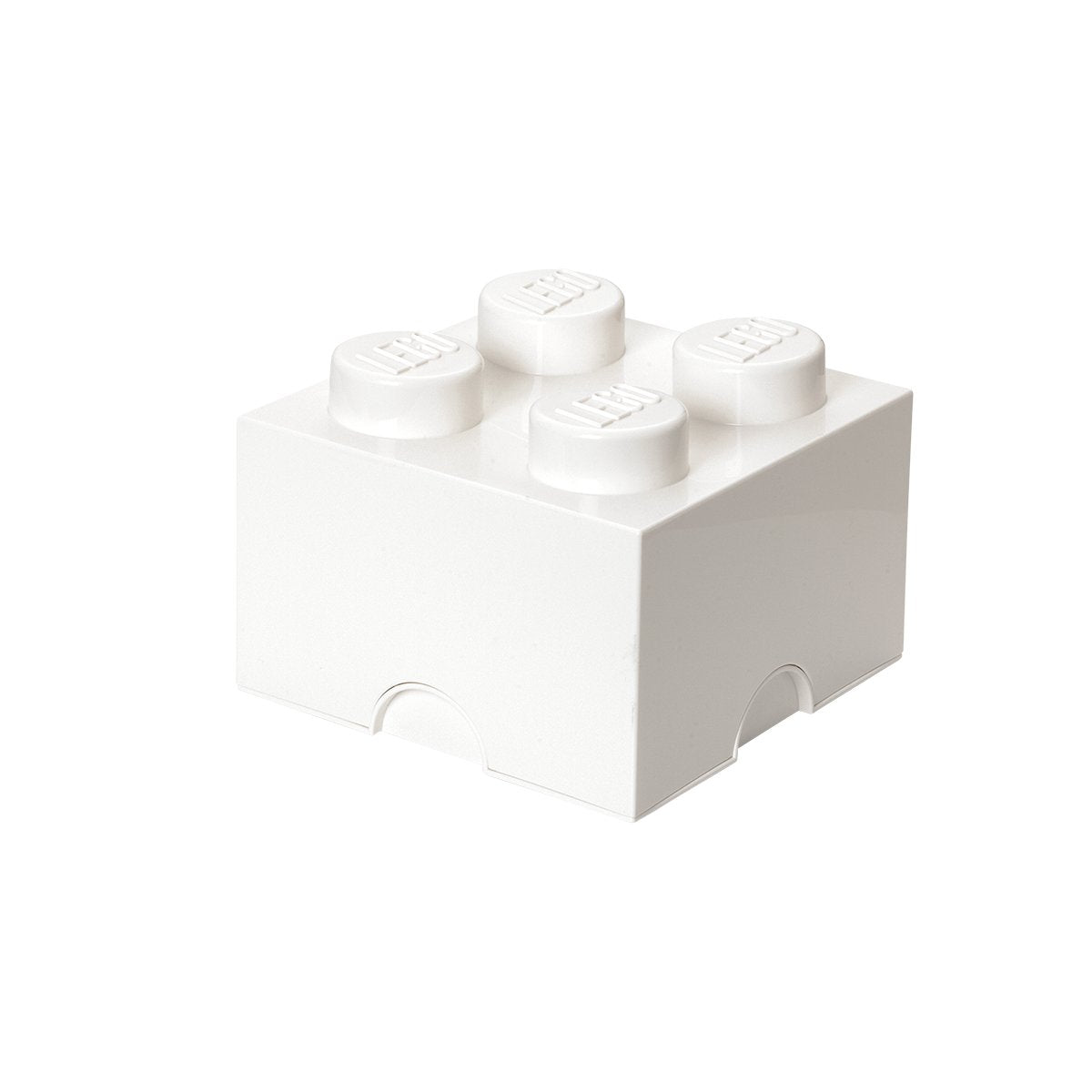 Room Copenhagen, Lego Storage Brick Box - Stackable Storage Solution - Brick 4, White (40030635)