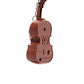 DR DINGUS World's Smallest Violin Keychain - Pocket-Sized Brown Tiny Violin Plays Sad Song - Perfect Gag Gift for Music Lovers