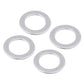 Hobbypark Anodized Aluminum Hex Wheel Hubs Pins and M4 Flanged Lock Nuts Washers Set for Traxxas Slash 2WD 1/10 Upgrade Parts,Re