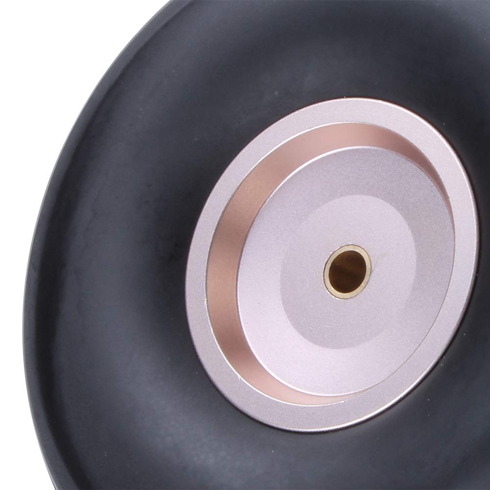 Hobbypark 1 Piece Rubber Tire & Wheel For Rc Airplane Replacement Parts (4.5''/114Mm)