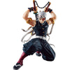 BANDAI Ichibansho Figure - Demon Slayer Tengen Uzui - 7.9" PVC Collectible - Black and White - Model BNDI01971