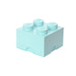 Room Copenhagen Lego Box Stackable Storage Solution-Brick 4, Light Royal Blue
