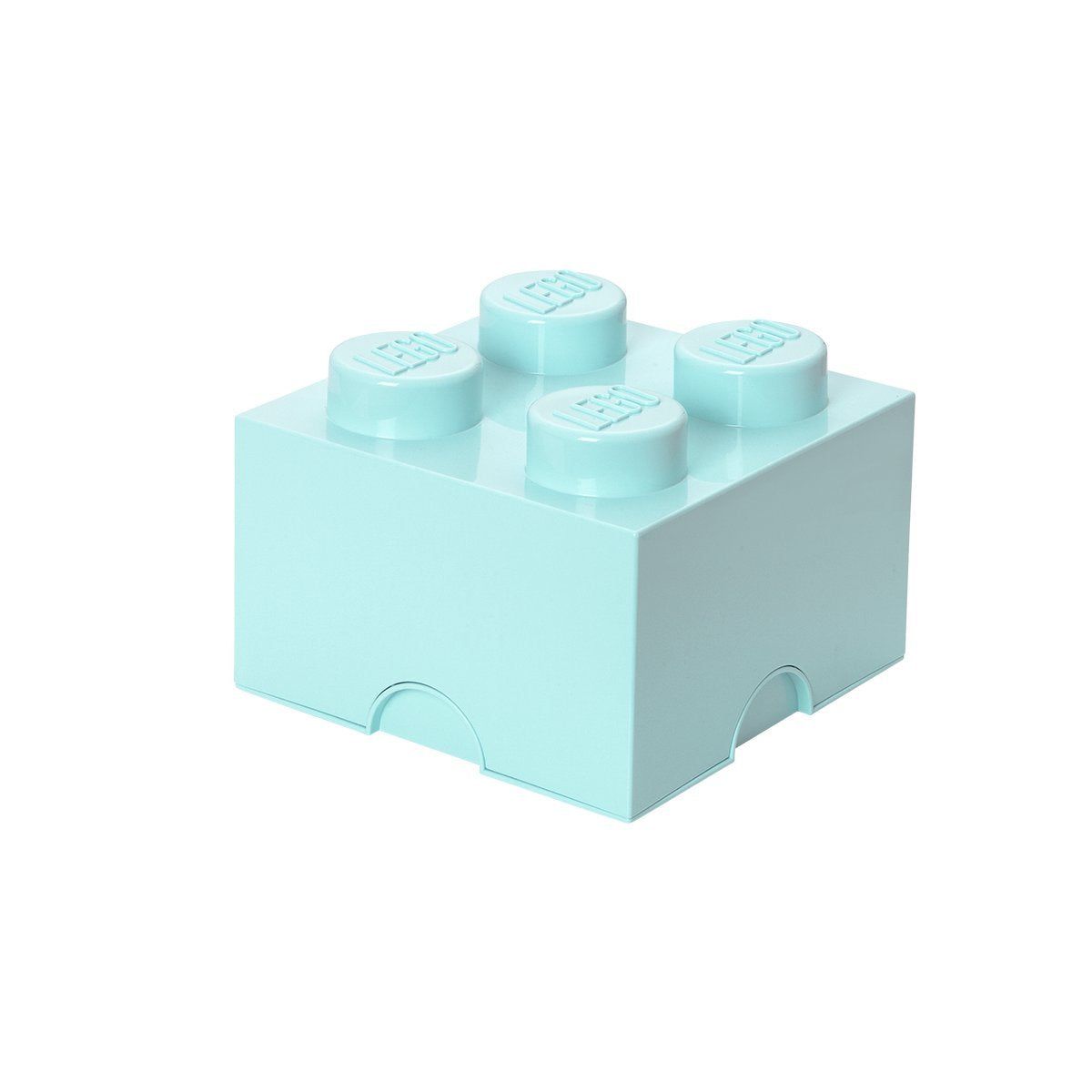 Room Copenhagen Lego Box Stackable Storage Solution-Brick 4, Light Royal Blue