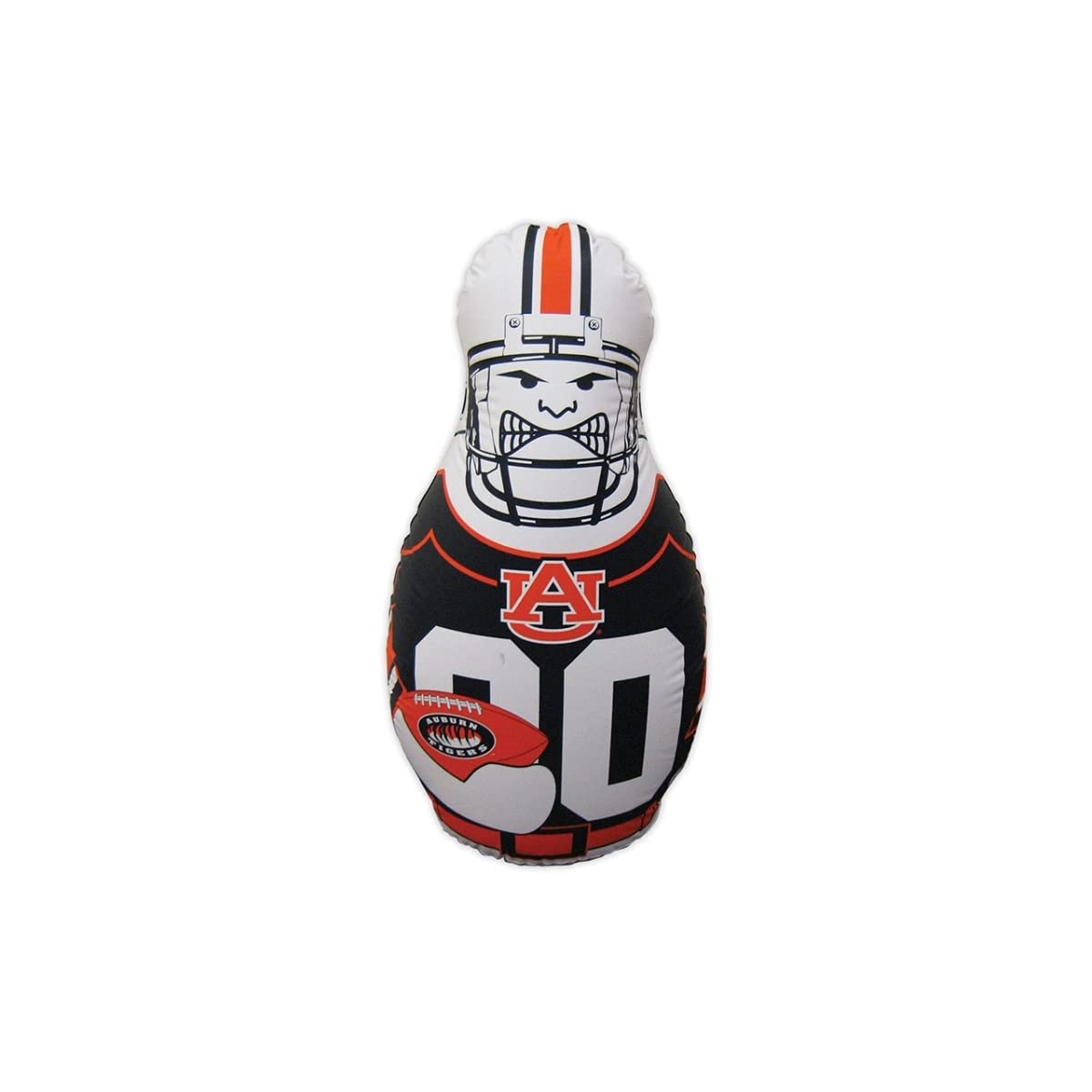 Fremont Die Ncaa Auburn Tigers Bop Bag Inflatable Tackle Buddy Punching Bag, Mini: 12'' Tall, Team Colors
