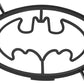 Whiskware Justice League Silicone Pancake Mold and Shaper, Breakfast Art Dishwasher Safe, BPA and Phthalate Free Plastic, Batman