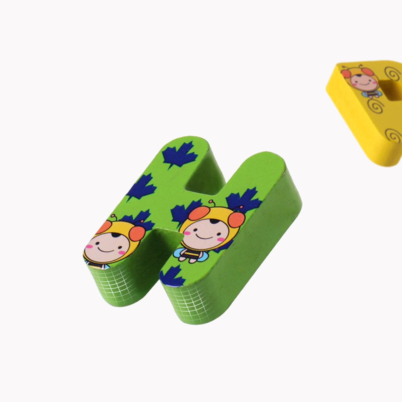 Merishopp Wooden Puzzle Board Montessori Puzzles For Kids Boys And Girls Children Uppercase Letter| Baby Learning Toy | Infant A