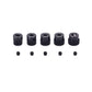 KingVal Replacement 5PCS 48DP 3.175mm 13T 14T 15T 16T 17T Steel Pinion Motor Gear Compatible with 1/10 RC Car Brushed Brushless 
