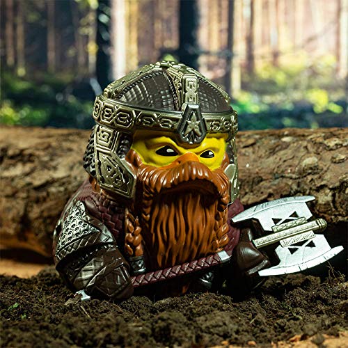 TUBBZ Lord of The Rings Gimli Rubber Duck Figurine - 9cm PVC Collectible, Unique Limited Edition Gift