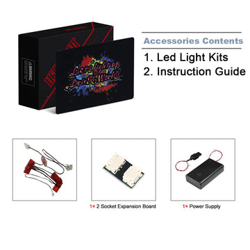 Brickbling Led Lighting Compatible With Lego Speed Champions Porsche 963 76916 Model Car; New 2023 Light Kit Compatible With Lego Porsche 963; Light Up Your Race Car-No Model