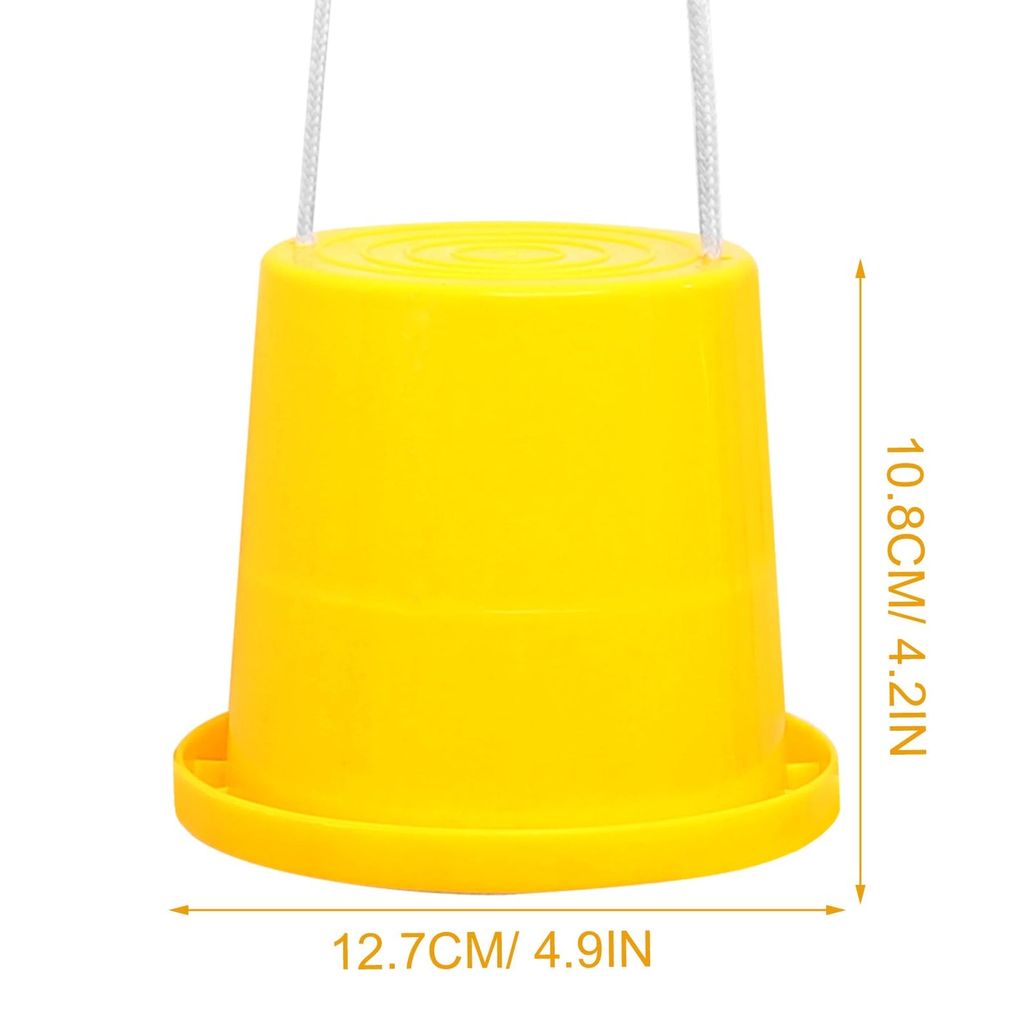 3 Pairs Bucket Stilts Plastic Walking Cups Children Kids Stepper Toy Walking Stilts Balance Buckets for Balance Training Outdoor