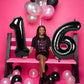 Black Number 26 Balloon 40 Inch Big 62 Giant Jumbo Digit Mylar Foil Helium Balloons For Birthday Party Celebration Graduations P