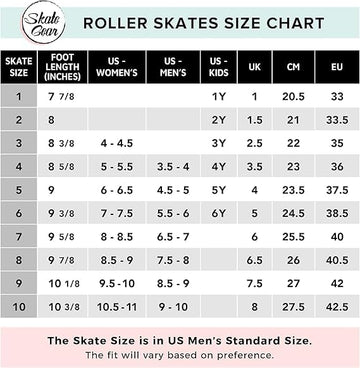 Skate Gear Extra Support Quad Roller Skates For Kids And Adults (Purple W Led, Youth 1)