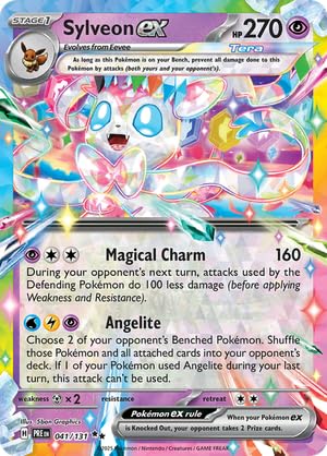 Pokemon - Sylveon 041/131 - Prismatic Evolutions - Double Rare - Foil Single Card