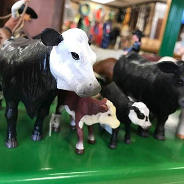 Little Buster Toys Black Baldy Calf - Black And White Faced Calf, 1/16Th Scale