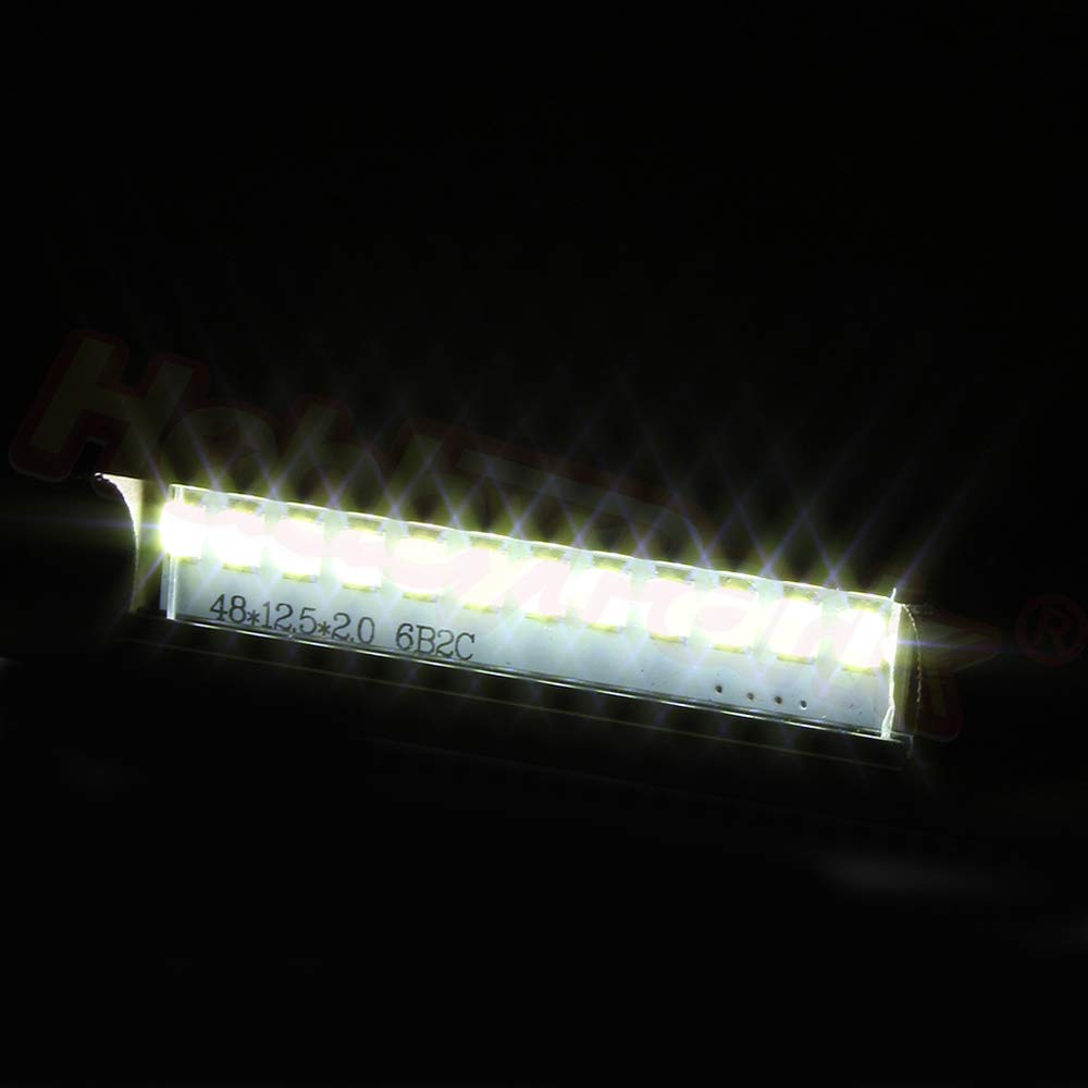RC Light Bar 53mm LED Light Kit for Traxxas Axial Arrma Redcat 1/10 1/8 1/24 RC Car Truck Accessories