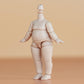 Ymy Pear Shaped Doll Body 1/12 Scale Cute Fat Action Figure Suitable For Ymy 1/12 1/8 Bjd Gsc Doll Head (Light Tan)