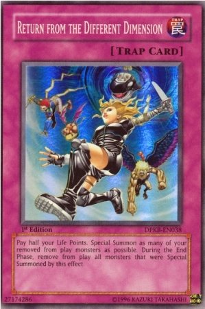 Yu-Gi-Oh! - Return From The Different Dimension (Dpkb-En038) - Duelist Pack: Kaiba - 1St Edition - Super Rare