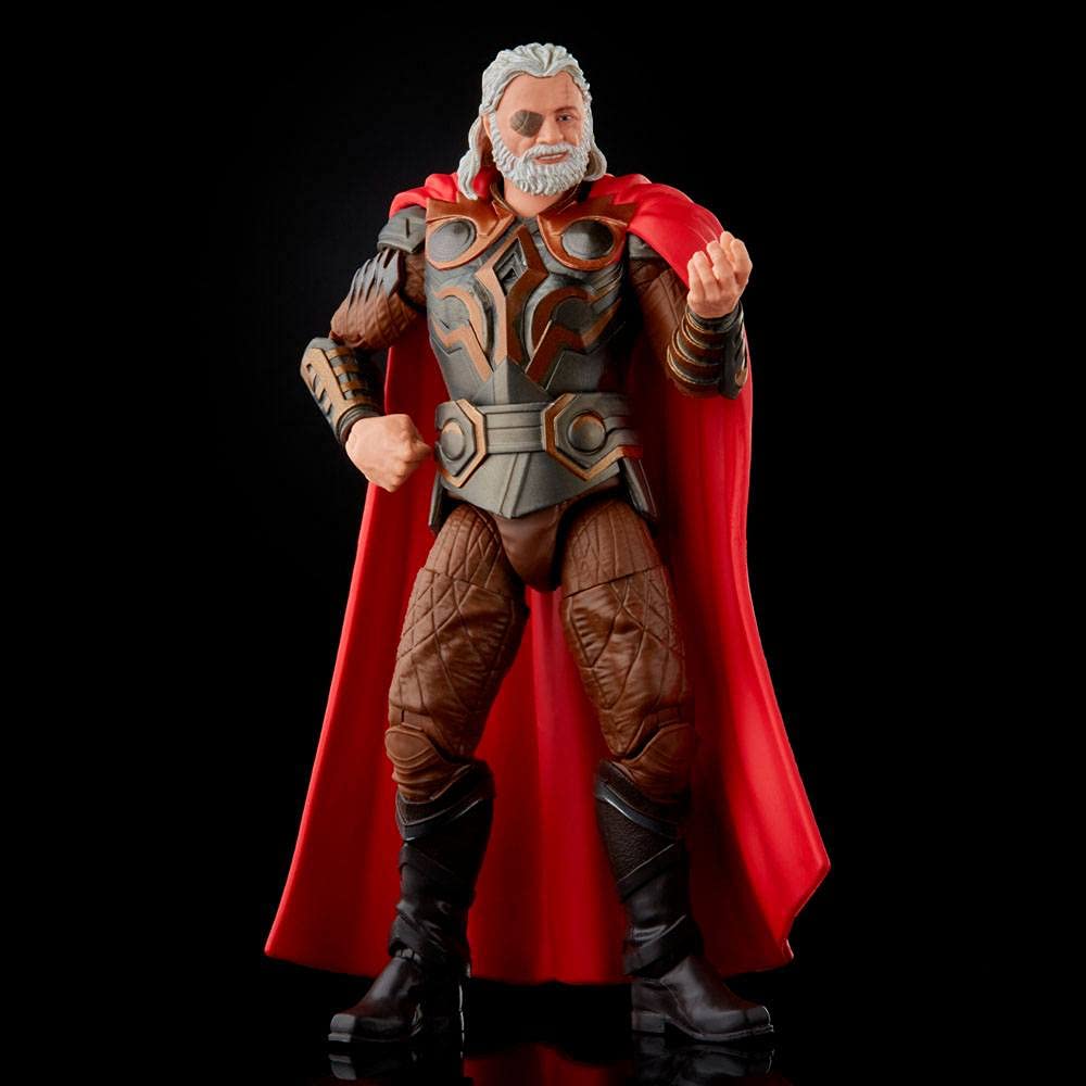 Marvel Hasbro Legends Series 6-Inch Scale Action Figure Toy Odin, Infinity Saga Character, Premium Design, Figure And 4 Accessories