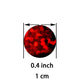 Sparkle Red Foil Metallic Round Table Confetti Decor Circle Dots Mylar Table Scatter Confetti Wedding Bachelorette Valentines Mo