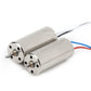 2PCs 8.5x20mm Motor 3-5V 0.15A 35000RPM-50000RPM 8520 Motor Cup Drone Motor 8520 Coreless Motors for DIY RC Drone Quadcopter