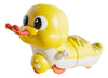 Ademnex Cute Wind-Up Duck Toy For Kids, Manual Clockwork Walking Duck, Colorful Cartoon Animal Toy For Toddlers & Children (Yell