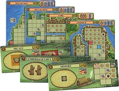 Z-Man Games A Feast for Odin: The Norwegians Expansion - Multicolor Cardboard Strategy Board Game Model ZM7692