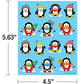 Carson Dellosa Education Carson Dellosa Penguin Stickers-6 Sheets of Colorful Holiday Stickers for Homework, Tests, Assignments,