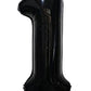 Tellpet Black Number 1 Balloon, 40 Inch