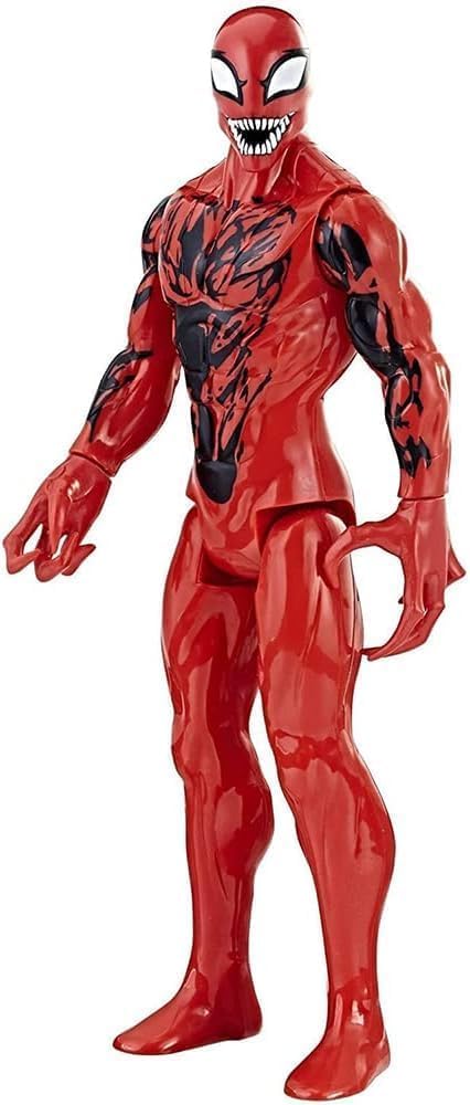 Venom Action Figure Legends Series Collectible Superheros Toy Ideal Gift For Kids 12 Inch (Carnage), Black