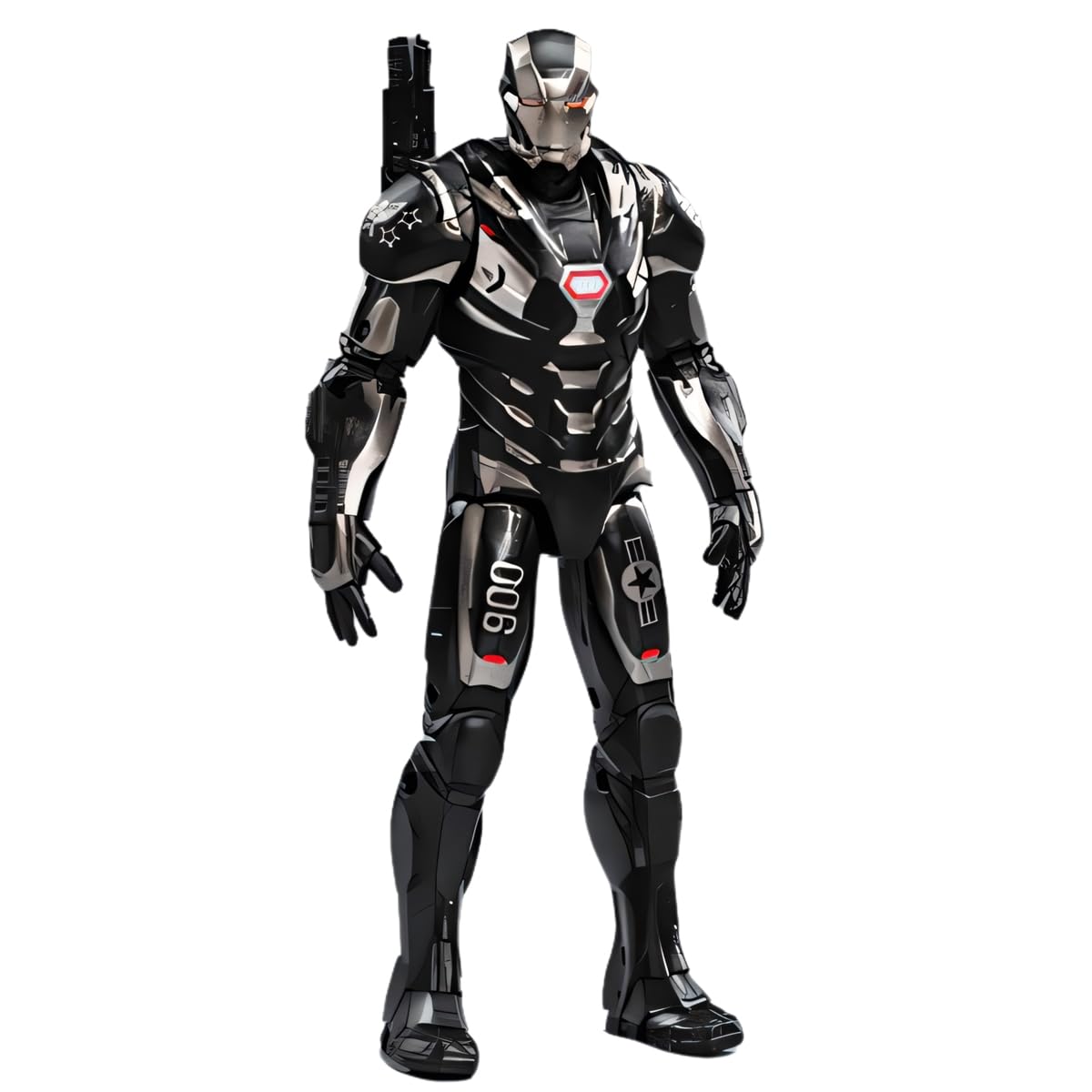 HiPlay ZD Toys Collectible Figure Full Set: 7-inch Simple Articulated - War Machine, Normal Version, Miniature Action Figurine P