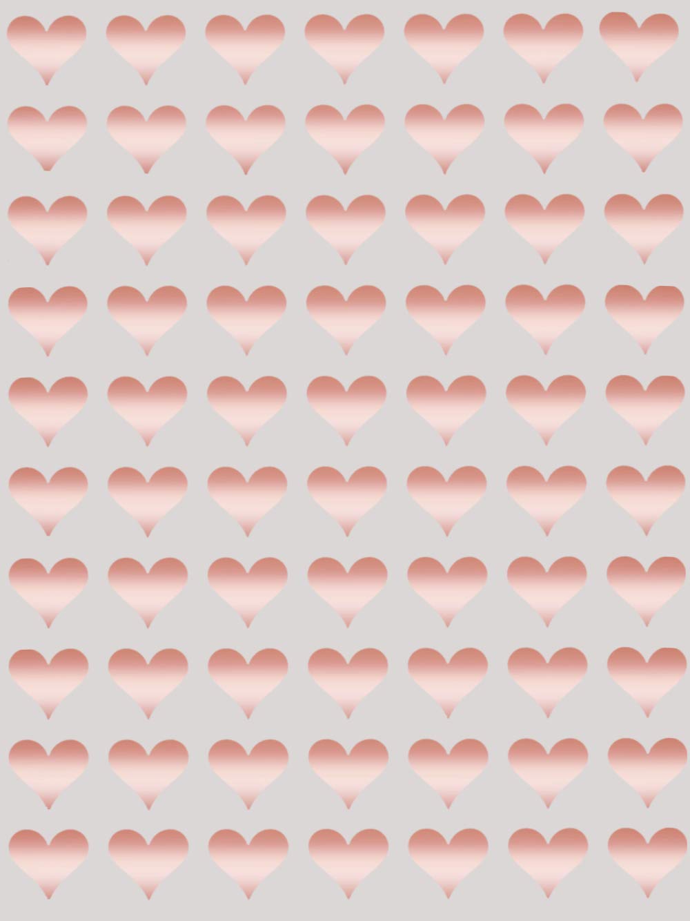 1/2 Inch (0.50) Heart Sticker Bulk Labels Sheets Diy Scrapbooking Stickers For Valentine'S Day, Stationery, Arts & Crafts 13Mm, 7560-Pack - (Rose Gold) By Royal Green