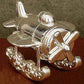 Reed & Barton Zoom Zoom Airplane Coin Bank - Silver-Plated, Metallic, 2.25 LB, Model 624