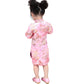 Hooyi Chinese Girls Dress Peony Rose Qipao Half Sleeve Cheongsam Wedding Dresses Princess Birthday Party Costume (Pink,12)