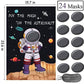 Pin the Mask on the Astronaut Game - Kids Solar System/Outer Space Birthday Party Supplies Decorations
