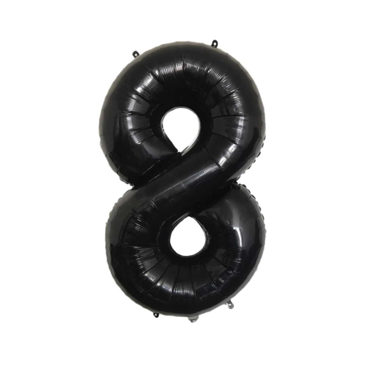 Party Decorz 8 Number Black Foil Balloon/Eight Number Black Big Size Foil Balloon (32 Inch,1pcs) For Birthday,Anniversary, Surpr