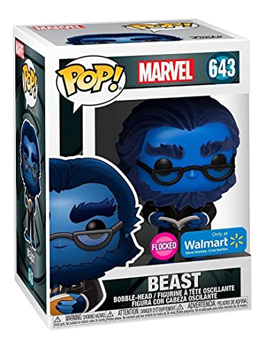 Funko POP Marvel: X-Men 20th Anniversary - Beast Vinyl Figure Flocked limited availability (Flocked)