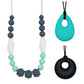 Sensory Chew Necklaces For Boys Girls, Silicone Chewy Necklace Sensory Toys For Kids With Autism Anxiety Adhd Spd, Sensory Chew 