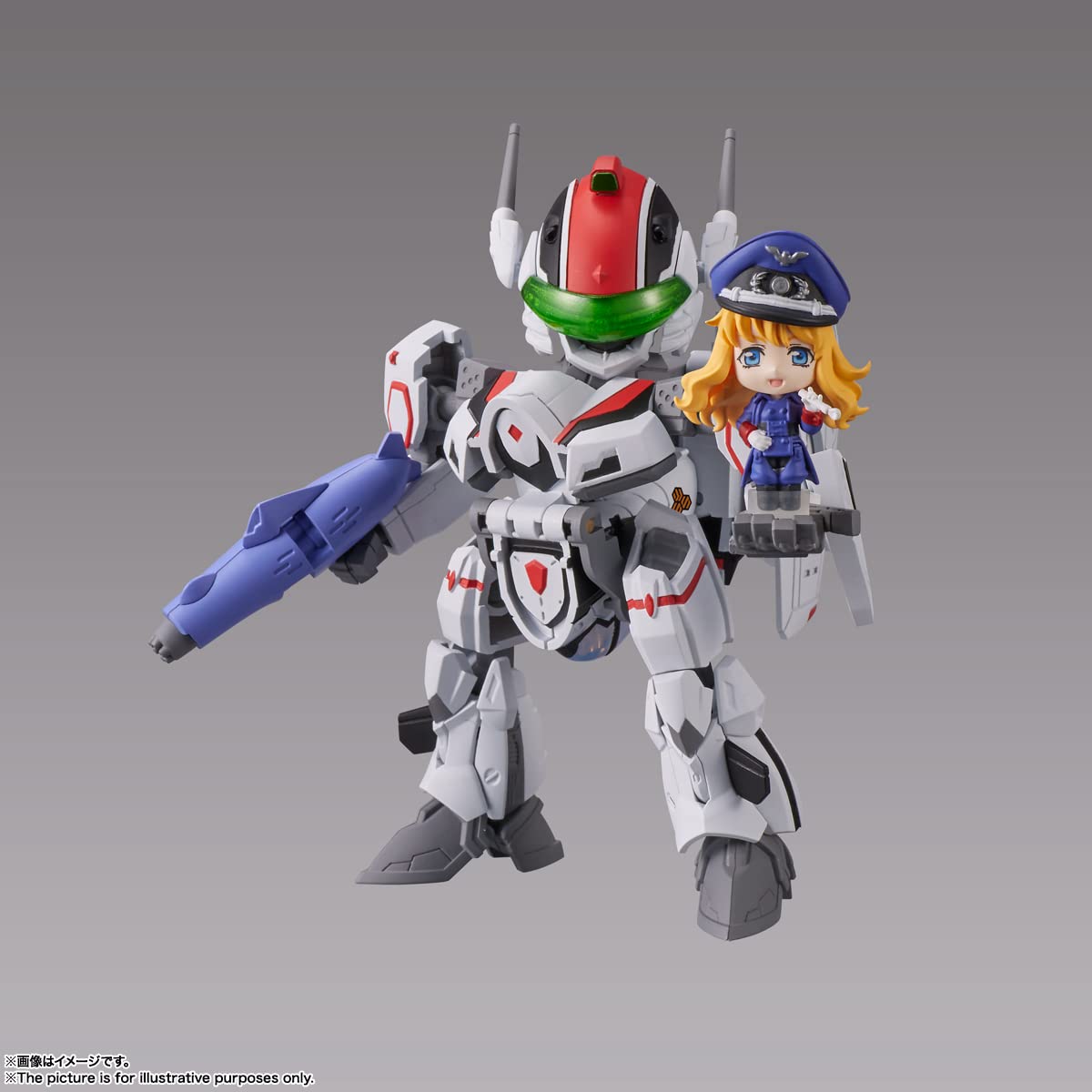 Tamashii Nations - Macross Frontier - Vf-25F Messiah Valkyrie (Alto Use) With Sheryl, Bandai Spirits Tiny Session