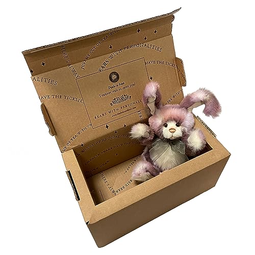 Charlie Bears – Annie Versary | 2023 Long Plush Fluffy Brown And Beige Teddy Bear