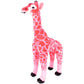 Rhode Island Novelty Adventure Planet, Large Standing Plush Giraffe, 25'', Pink By Adventure Planet