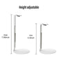 Upvolcora White Adjustable Dolls Stands 3 Pack Adjustable Dolls Stands Display Holder, 8'' To 12'' Dolls Or Action Figures Shelf