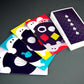Oink Games DroPolter - Fast-Paced Family Game for 2-5 Players - Cardstock - Ages 6+ - Red/Blue - Travel & Party Game