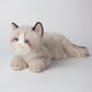 Cu-Mate 20 Inch Gray Ragdoll Cat Stuffed Animal Toys Dolls,Cute Handmade Plush Toy Ann Baker Cat Birthday Gifts Present For Boys