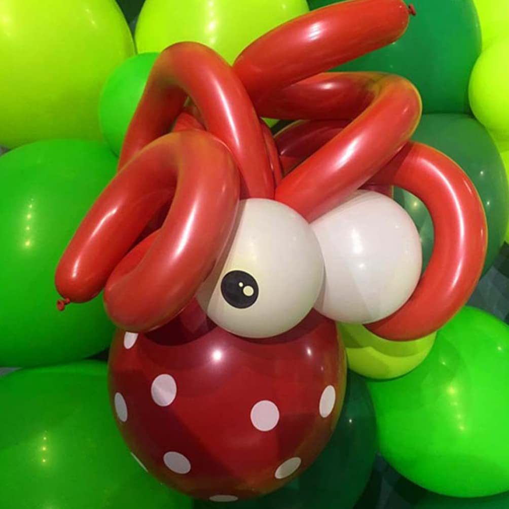 100pcs Halloween Eyeball Latex Balloons Party Supplies Halloween Decorations Funny Balloons Eyeball Balloons Eye Balloons Hallow