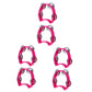Excluzo 6 Pcs Flower Bell Circle Four Bell Circle Kids Musical Toys Infant Toy Jingles Bells Children Shaking Toys Early Percuss
