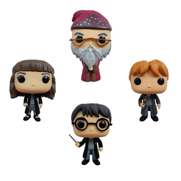 Funko Harry Potter Harry  Hermione  Ron & Dumbledore US limited availability Pop! Vinyl Figure (Pack of 4)