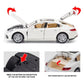 Adlon Car 4 Wheel Drive Metal Car Pull Back with Open Doors, Engine Cover, Tail with Front and Rear Light & Music Great Gift for
