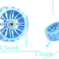 Yjiakid Single Speed Bicycle Thickened Flash Silent Training Wheel, Suitable For 12 14 16 18 20 Inch Bicycle (Blue Cc)